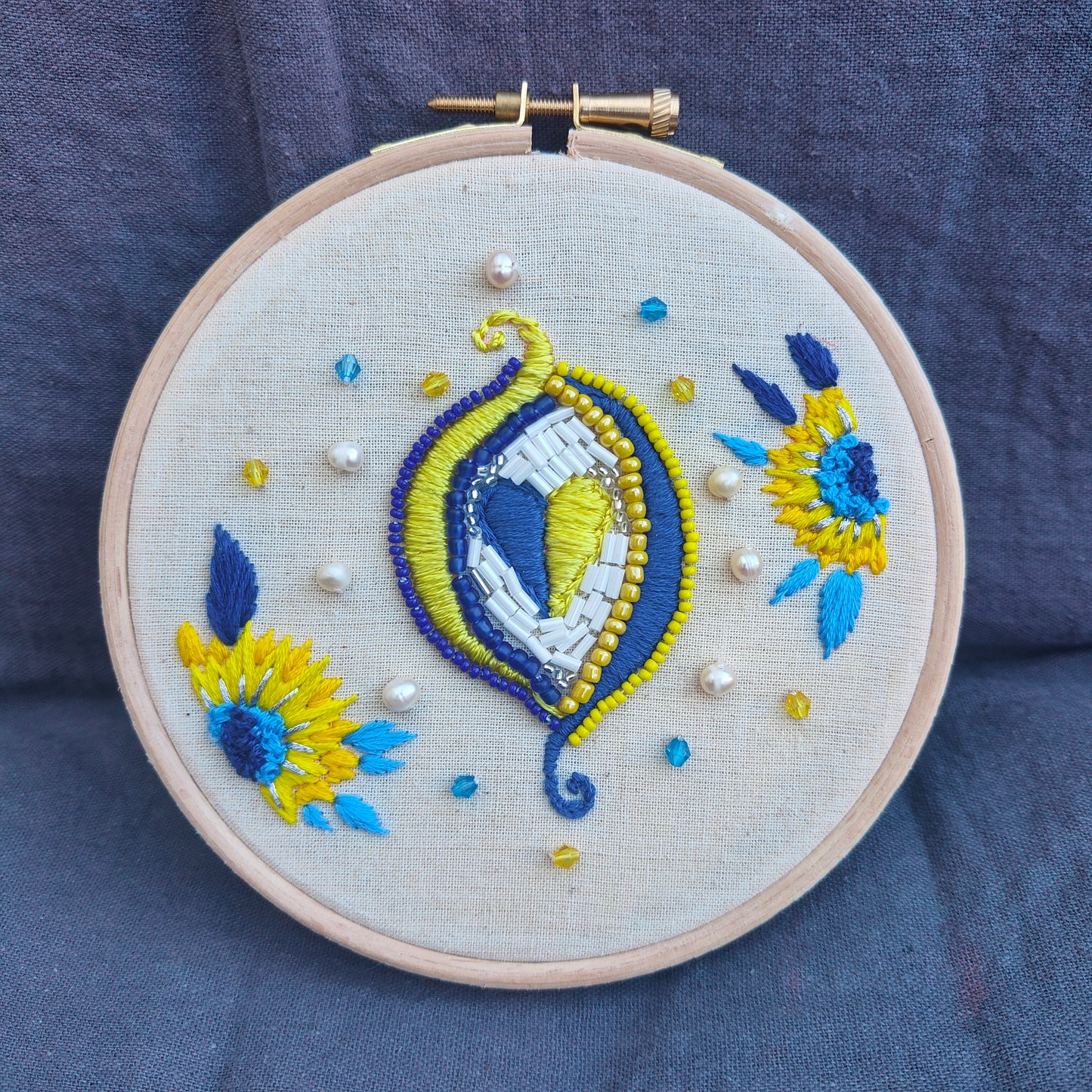 Yoni Embroidery Art Play for Ukraine